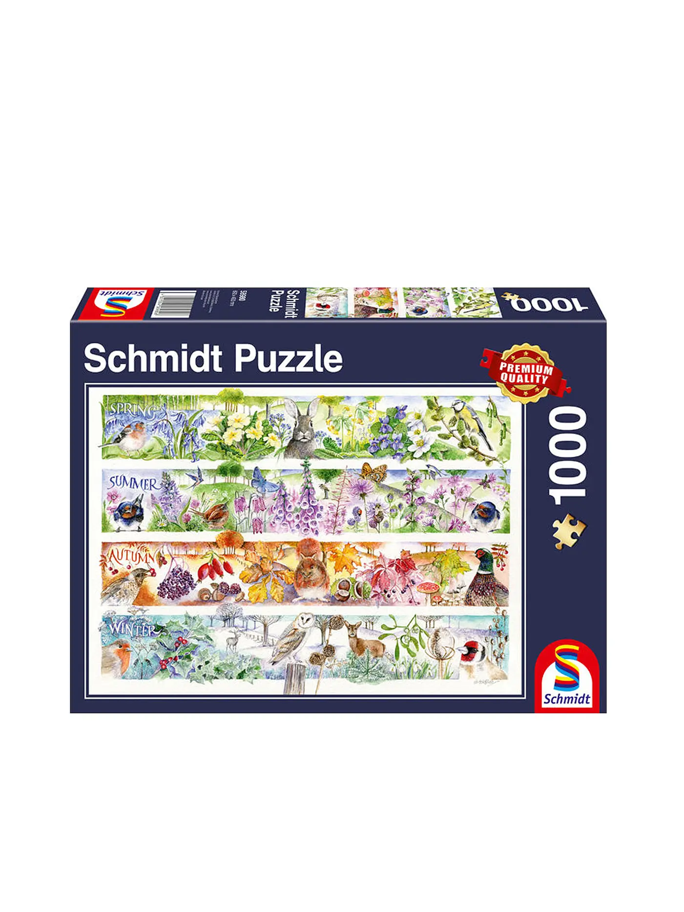 SCHMIDT-SPIELE | Puzzle Jahreszeiten 1000 Teile | 